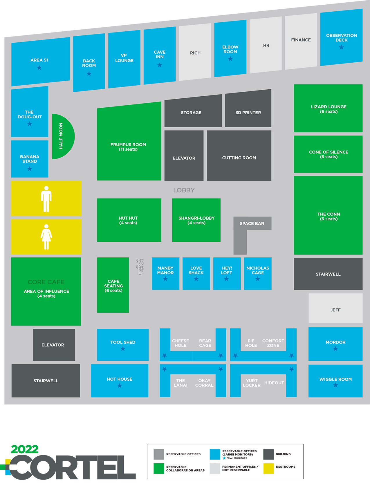 Map of Core office